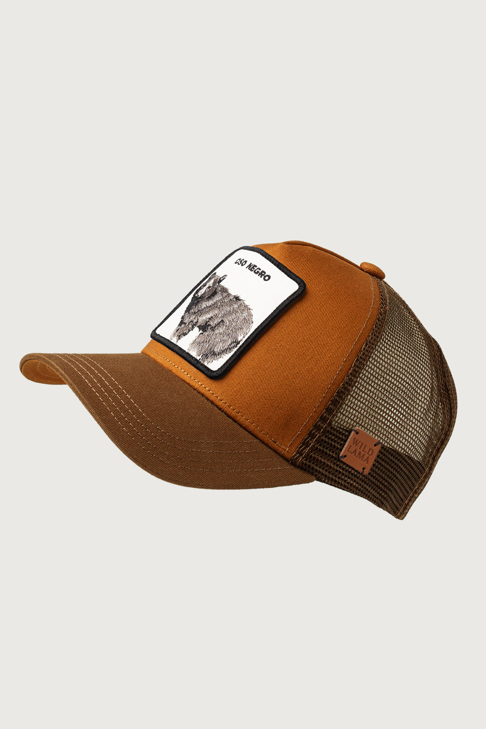 Gorra Oso Negro Algodón Orgánico Café